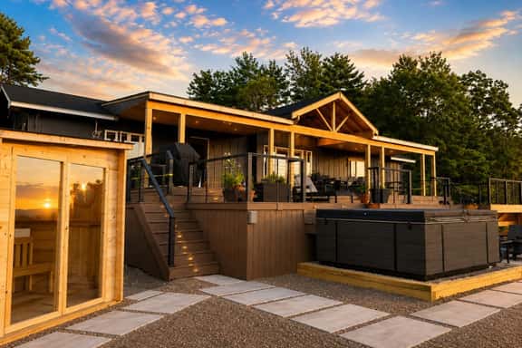 Sauna, Hot Tub, Netting Lounge | Amazing Catskill Views - Image 1